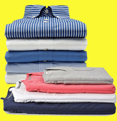 Washed and folded laundry delivered neat at your door!